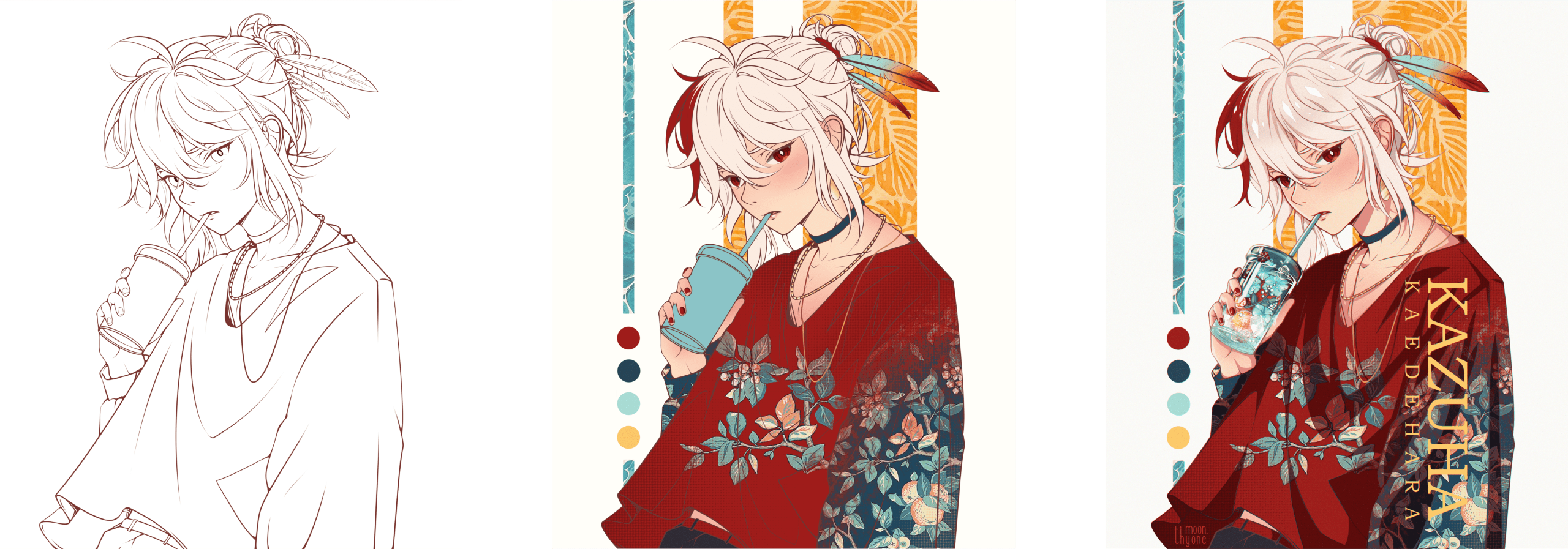 Lineart | Flat Color | Final Art